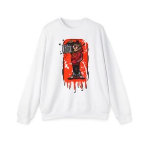 Boombox Bear Drip Sweatshirt