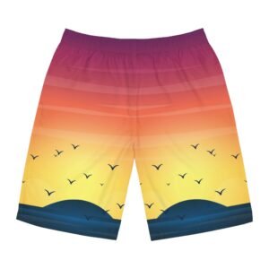 Sunset Vibes Men's Board Shorts