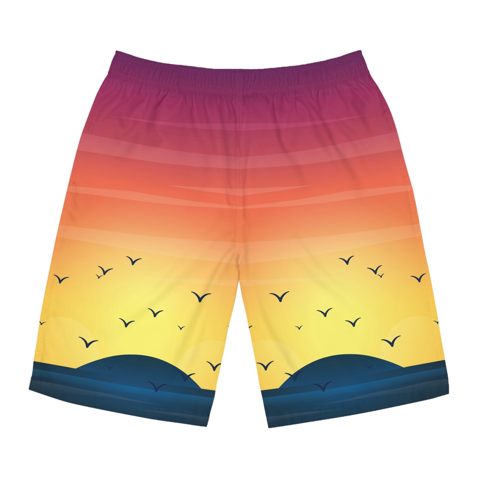 Sunset Vibes Men's Board Shorts