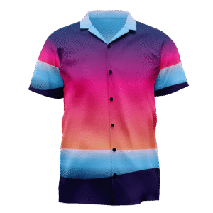 Sunset Gradient Hawaiian Camp Shirt