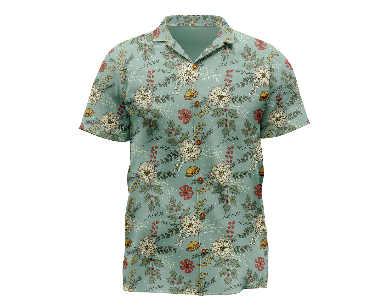Light Blue Vintage Camp Collar Shirt, Soft Aesthetic Summer Button-Up for Men